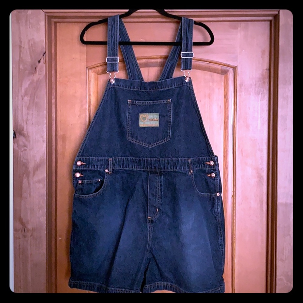 Disney Mickey Mouse denim overalls - size XXL